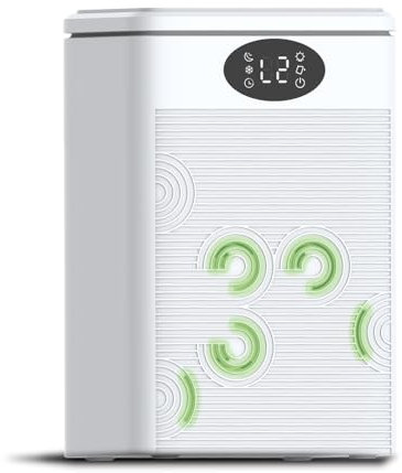 MTOX® Dehumidifiers for Home, 2200ml(74.4oz) Small Dehumidifiers for Bedroom with Auto Defrost, Timer, Ultra Quiet, Auto Shut off & 7 Colorful LED Dehumidifier for Bathroom, Wardrobe, Closet, RV