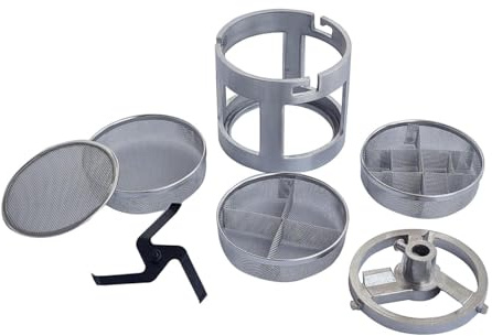 Watch Cleaning Machine Basket, Mesh Tray for Ultrasonic Cleaner, 6.9 x 5.8 cm