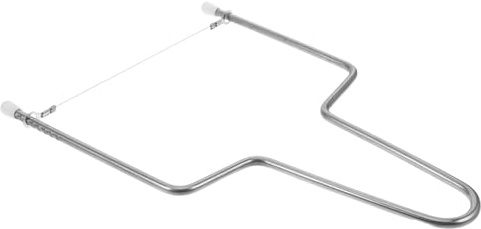 LALADEFIEE 2 Piezas Cortadora de Queso y Mantequilla Acero Inoxidable Herramienta Manual con Cable para Cortes Precisos y Suaves Cocina