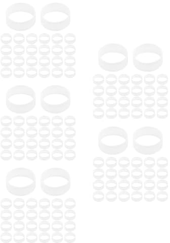 DIYEAH 2500 Piezas Bridas de Silicona Reutilizables para Cables Unidades Anillos Elásticos Transparentes Flexibles para Organización de Cables Hogar y Oficina Correas Resistentes y