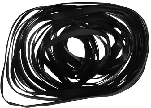 Hemobllo Antriebsriemen und Gummiriemen 50 Stück 4mm Flach Gefaltet für Kassettenrekorder und Videorecorder Reparatur
