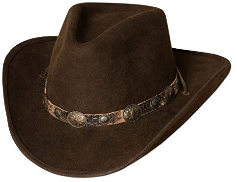 STARS & STRIPES Western Filzhut EL Dorado (58 cm) Braun