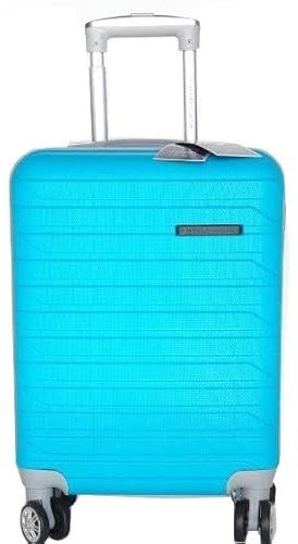 VICTOR LINE SRL Trolley Enrico Coveri Bagaglio a Mano 55x39x20 8 Ruote Ryanair EasyJet ESPANDIBILE!! (TURCHESE)