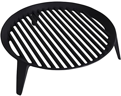 Morsø Tuscan Grill Grate 2.0 - cast iron grill grate, grill attachment for barbecue and outdoor oven, in a clean design, Ø 31.8 cm, black