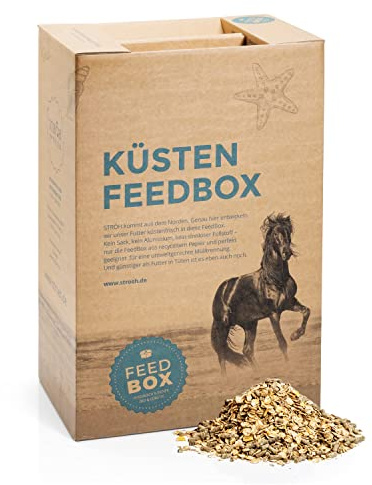 STRÖH Küsten Vitalia Müsli für Pferde - Premium Pferdemüsli - 30kg Feedbox