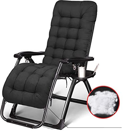 Strandstühle, Sonnenliege, Zero-Gravity-Stühle, Liege-Liegestühle, klappbare Liegestühle, Superbreite 65 cm, Strand-Patio-Garten-Camping (Color : 1)