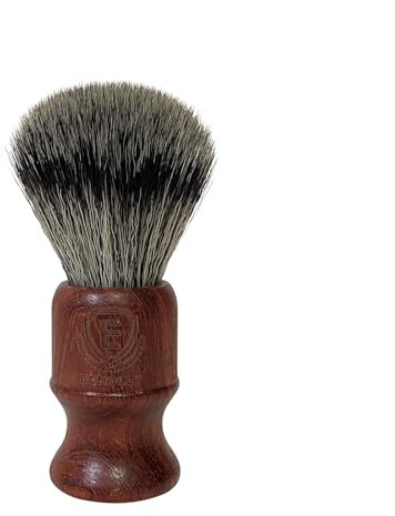 Premium Shaving Brushes For Men by Echolly-Super Strong NO Shed Bristle Shave Brushes-Wood Handle Legacy Shave Brush-Rich and Fast Lather Shaving Cream Brush (Vintage Rosewood)
