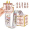 Geldgeschenke Geburtstag Überraschungsbox DIY Geldgeschenk Verpackung Happy Birthday Geschenkbox,Geschenkboxen für Kinder und Erwachsene,Surprise Box für Eltern, Kinder liebe Menschen. (Rosa Gold)