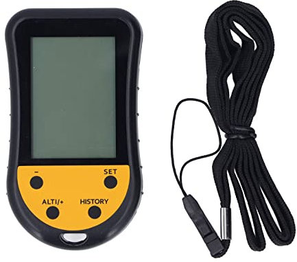 Digitaler Höhenmesser, Multifunktionales Display mit Hintergrundbeleuchtung, Kompass, Barometer, Thermometer für Outdoor-Wandern, Reisen, Klettern