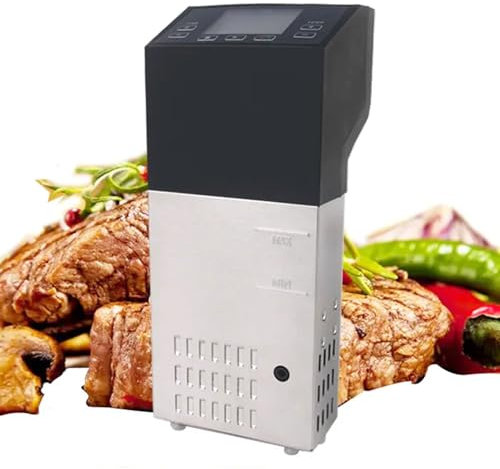 BDJSN Máquina Sous Vide Comercial De 1500 W, Olla De Cocción Lenta De Acero Inoxidable De 30 L/Hora con Pantalla LCD, Ajuste De 0-99 ℃, Control Preciso De Temperatura, para Filete, Filete De Pescado