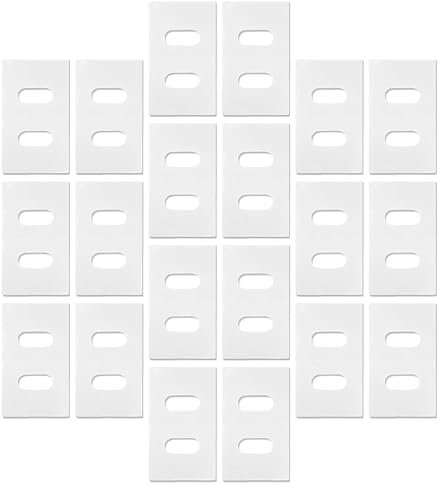 Berriphonia Piezas de Reemplazo de Persianas Verticales, Tabs de fijador Ciego | Piezas de reparación a ciegas de la ventana,Venture de reparación de distribución de toldo de RV Instalación