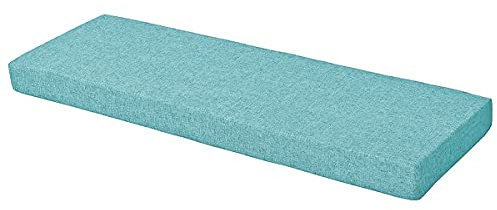 Gartenbank Auflage 2 3 Sitzer für Esszimmer Terrassenstuhl Lange Bank und Schaukel für Indoor und Outdoor (60x30x4cm Beige)