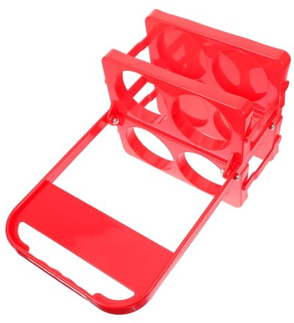 VILLFUL Folding Beer Basket Portable Plastic Carrier for Bottles with Handle for Outdoor Picnics Home Use and Bar Gatherings Space-saving Design and Easy to Store
