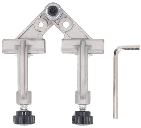 Clamp de Tubo Ajustable 10-180° Cierre de Doble Manija de Aleación de Aluminio para Esquina de Agua Ángulo Recto Soldadura Carpintería Proyectos