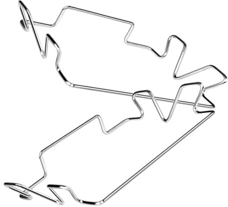 Warmhm 2pcs Garbage Bag Hanger Kitchen Bin Rack Wall-Mounted Trash Bag Holder Easy to Clean