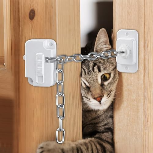 IGXX 2 Blocchi Sicurezza per Finestre UPVC, Serratura Porte Senza Fori per Camera/Frigo, Protezione Bambini/Animali, Adesivo per Metallo/Legno/Finestre Scorrevoli