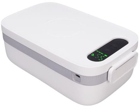 Yinhing Lunch Box Elettrico per Adulti Scaldavivande Portatile Lunch Box Autoriscaldante in Acciaio Inossidabile 304 con Batteria da 14000mAh per Ufficio Auto Viaggio Campeggio