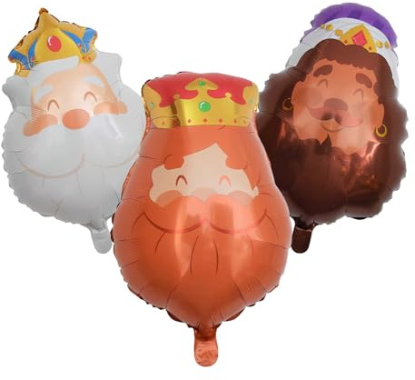 Luftballons für Kinderpartys, 3 Stück Spielzeug Neuheit King – Geburtstagsballon | für Outdoor-Festival, Feiern, Urlaub, Karneval, Partys und Familientreffen