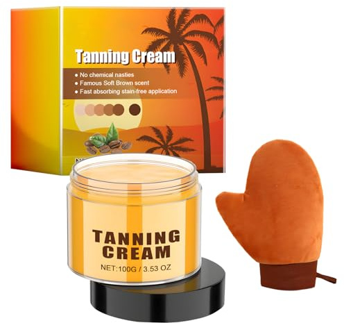 Acelerador de bronceado para bronceado, acelerador de bronceado solarium, crema de bronceado de 100 ml, crema bronceadora para solarium y sol al aire libre, se absorbe rápidamente y no engrasa.