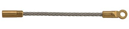 Anguila Cabeza Guía Flexible Tracción 100kg ⌀8mm M5 Standard Pasacables | Cabeza guía flexible de tracción que resiste hasta 100 kg para tirar del cable con total seguridad; unión roscada M5