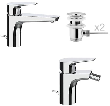 Fratelli Frattini Set Rubinetteria Lavabo e Bidet Briotre