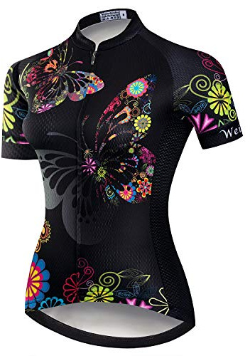 JPOJPO Radtrikot Damen Sommer Radsport Trikot Bekleidung Rennrad Kleidung Shirt Kurzarm Fahrrad Tops S-3XL