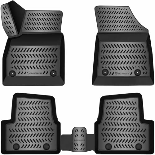 ELMASLINE 3D Gummimatten Set für Opel Astra K (2015-2021) | Extra hoher Rand | Fußmatten