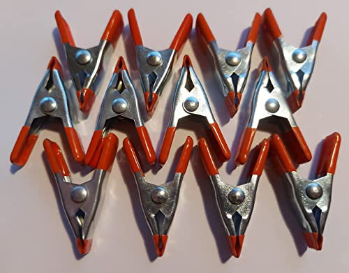 24 Two inch Metal Spring Clamps Model Making, Craft, Hobby, DIY and Work