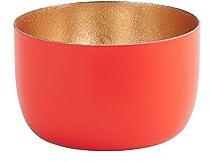 Gift Company Windlicht Madras S, Teelichthalter, Kerzenhalter, Eisen, Neon Rot, 5 cm, 1092503083