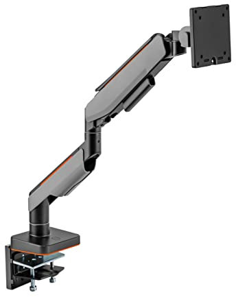 HALTERUNGSPROFI Office-GS512AEX - Supporto per monitor fino a 49 pollici fino a 20 kg, extra forte con molla a gas, monitor LCD a LED, VESA 75 x 75, 100 x 100 kg