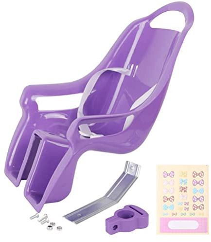 SPYMINNPOO Doll Seat, Bike Attachment Accessory for Girl Bicycle Dolls Stuffed Animals (Purple)