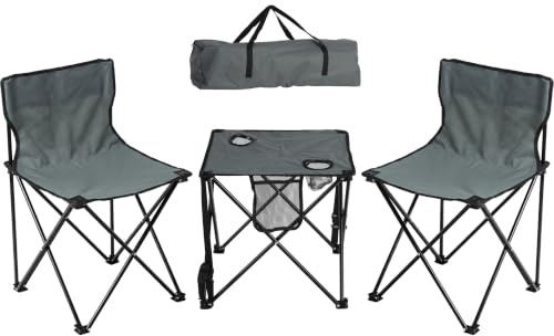 Stagecaptain CS-4547 GY Set Tavolo Da Campeggio Grigio, Peso totale: 4