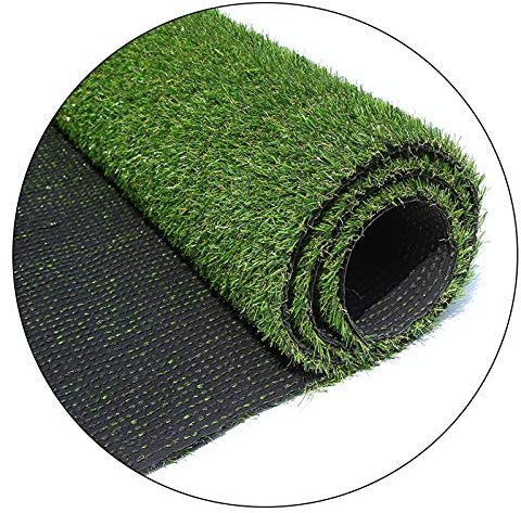 Césped de césped Artificial para jardín, Altura de Pila de 30 mm, césped Falso Verde, Estadio de plástico para Exteriores, jardín de Infantes, colocación de Alfombra de césped (2 × 4,5 m)