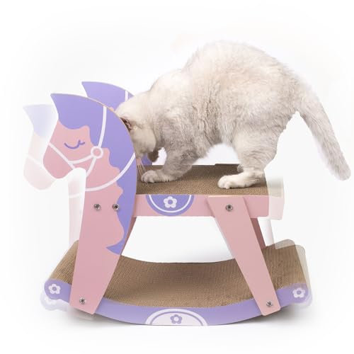 xinXbabe Katzenkratzer Pappe Katzensofa Bett Katzenkratzbrett Katzenkratzmatte Katzenkratzer für Indoor Katzen 2er Set