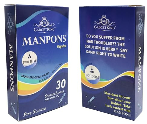 MANPONS Cadeau pour lui, homme, petit ami, mari, idée grossière, amusante, ami, patron, blague pratique, article de Noël pour adulte, idée cadeau de Père Noël secret, idée cadeau pour frère fantaisie