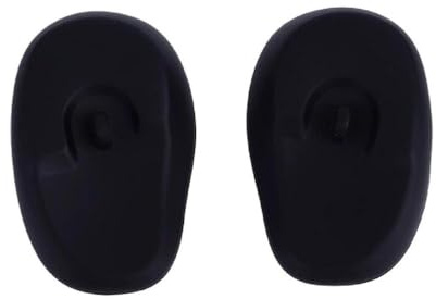 Lot de 2 cache-oreilles étanches en silicone pour le lavage des cheveux pour protéger vos oreilles contre les dommages causés par l'eau