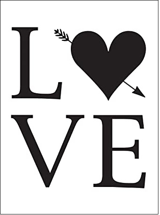 Vaessen Creative Prägeschablone Love 14,6 x 10,7 cm – Embossing Folder für Karten Basteln, Scrapbooking, Journaling – Wiederverwendbar, Präzise Ergebnisse, Für Stanzmaschinen