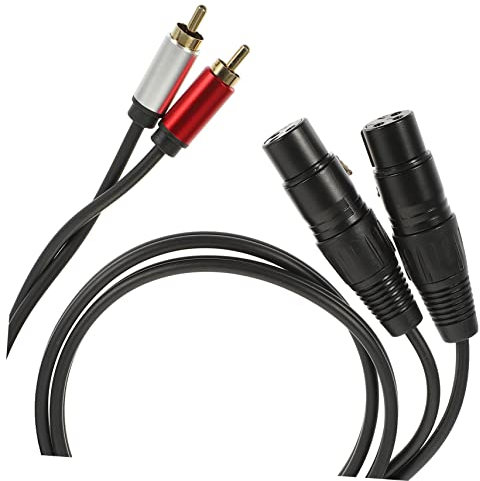 IMIKEYA Rca to Xlr Balanced Audio Cable Audio Cord for Studio Recording Connector Wire for Amplifier Transferring