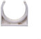 Abrazaderas de tubería de PVC para riego de césped tipo U Soporte de tubería de agua y reciclable, para varios tipos de tuberías (32 mm - Blanco)