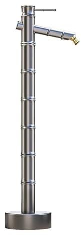 Colonne d'eau de jardin extérieur, robinet antigel vertical décoratif monté au sol, fontaine de fontaine, distributeur d'eau antique entièrement en cuivre