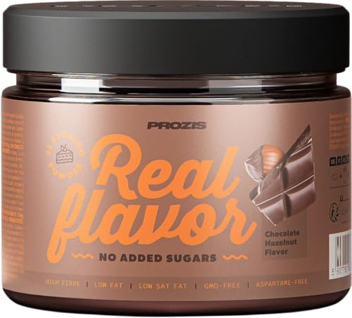 Prozis Real Flavour 150 gr - aromatizzante per cibi e bevande multi gusti (cioccolato nocciola)