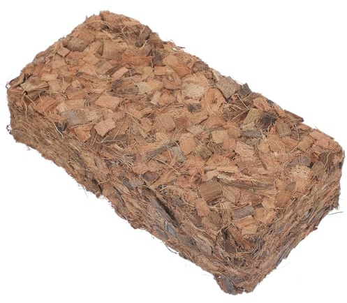 EPIGEIST Blocco di Terriccio Nutritivo di Fibra di Cocco Compressa 1 Sacchetto, Substrato per Coltivazione Senza Suolo Elevata permeabilità e Ritenzione Idrica, Fertilizzante Naturale