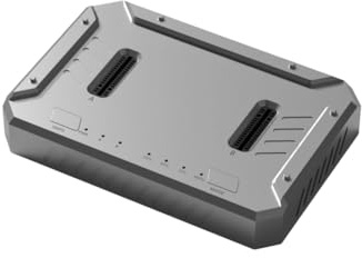 Hndhbfgrt M. 2 Dual-Bay Hard Drive Dock, Type-C SSD Enclosure, NVMe/SATA Compatibility, 20Gbps Speed, Offline Copying Functionality Accessory