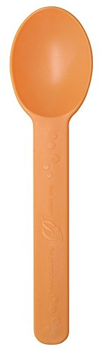 Karat Earth KE-U2300 (Orange) Bio-Based Heavy Weight Colored Spoon - Orange (Case of 1000)