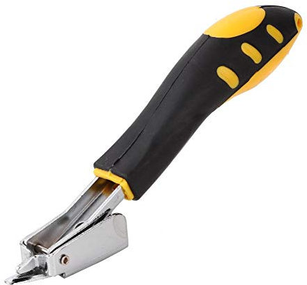 Heftklammerentferner, Entklammerer, Hochleistungspolster Langlebiger Nagelabzieher, Klammerentferner mit Gummihandgriff, Einfaches Anheben und Entfernen festsitzender Heftklammern