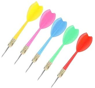 Steel Tip Darts Set Needles Plastic Wing Darts 15PCS/Set Needle Tip Darts Colourful Darts