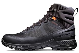 Mammut Blackfin III Mid DT Men | Wanderschuhe für Herren, Wasserdichte Bergschuhe, Outdoor Schuhe, Freizeitschuhe für Trekking und Hiking, Sportschuhe mit Vibram Sohle | Schwarz 12