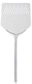 FUMOSA Pizzaheber »VESUV«, perforiert (30x30 cm (Schaufel) / 60 cm (Stiel))