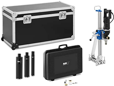 MSW MSW-CDM 2200D TITAN KIT Kernbohrgerät mit Ständer in Box 2200 W 1300 U/min Kernbohrmaschine Kernbohrgerät handgeführt