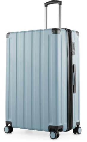 Hauptstadtkoffer Q-Damm - Großer Hartschalenkoffer, TSA, 4 Rollen, Check-In Gepäck mit 6 cm Volumenerweiterung, 78cm, 133 Liter, Poolblau | ABS-Hartschale · TSA-Zahlenschloss · Erweiterbar · 4 Rollen · Austauschbare Ersatzteile · Aufgabegepäck · Urlaub · 2-3 Wochen